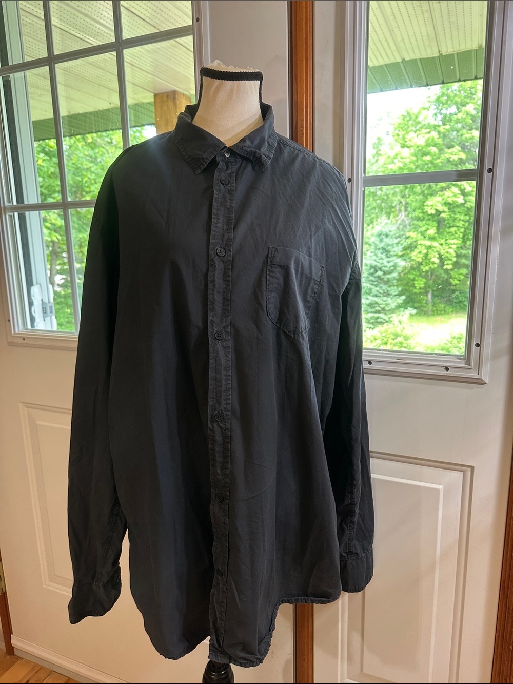 Diesel Black Casual Button-Down Shirt